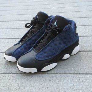 Jordan 13 Retro GS Black and Blue 884129 400